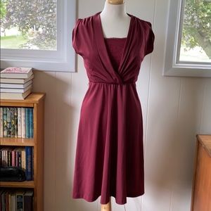 Vintage 70’s Burgundy Lace Camisole Dress S/M